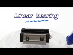 โหลดสแตนเลสเส้นกลมหมุน HSR35AM1UU HSR35AM 34x100x48mm