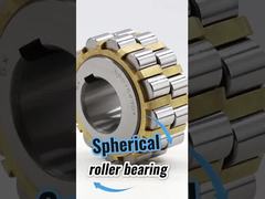 500752307 ไนลอน Cage Double Row eccentric Roller Bearing 35x86.5x50mm ขนาด 35x86.5mm ขนาด 50mm