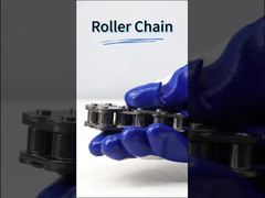 C2040 โซ่ลูกกลิ้งสนามสแตนเลส 25.4 มม. ป้องกันการกัดกร่อนสำหรับใช้ในอุตสาหกรรมสายพานลำเลียง