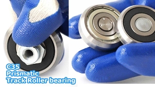 ลูกกลิ้งปริซึม C35 (C35-2RS ZZ): เฉพาะสำหรับ T/U-Rail ขนาดกะทัดรัด 35 มม.