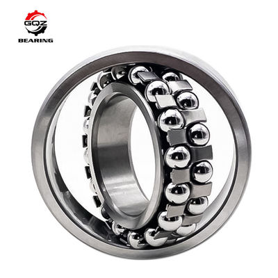 คุณภาพ  Chrome Steel Material 1304 Steel Cage Double Row Self-aligning Ball Bearing โรงงาน