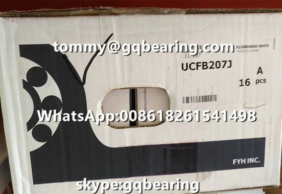 ซื้อ วัสดุเหล็กเหล็กเหล็ก FYH UCFB207J 3-bolt Flanged Pillow Block Ball Bearing UCFB207 การผลิตออนไลน์