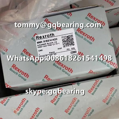 ซื้อ Rexroth R165141420 วัสดุเหล็ก ประเภท Flange ความยาวมาตรฐาน ความสูงมาตรฐาน รันเนอร์บล็อก การผลิตออนไลน์