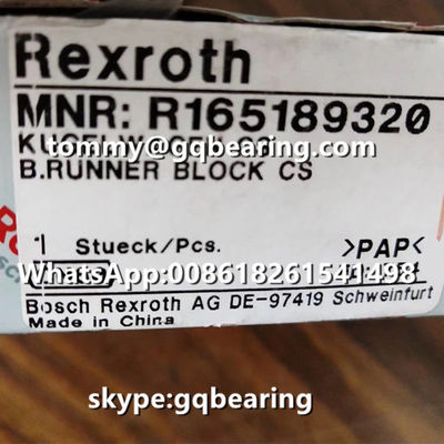 ซื้อ Rexroth R165189320 สแตนเลส วัสดุ Flange ประเภทความยาวมาตรฐาน ความสูงมาตรฐาน รันเนอร์บล็อก การผลิตออนไลน์