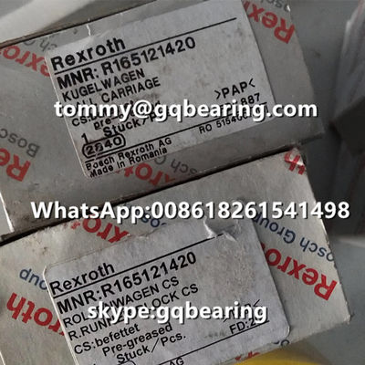 ซื้อ Rexroth R165121420 วัสดุเหล็ก ประเภท Flange ความยาวมาตรฐาน ความสูงมาตรฐาน รันเนอร์บล็อก การผลิตออนไลน์