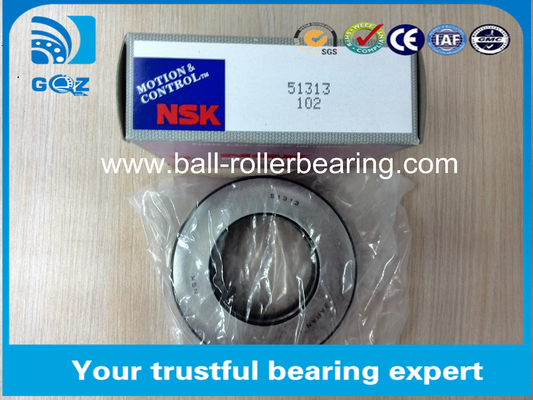 51306 โลหะแกนเหล็ก Gcr15 โลหะกลมแรงผลักดันที่มีกรงเหล็กแผ่น 30x60x21 มม.