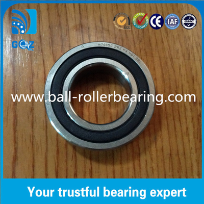 OD 47mm Singe row Angular Contact Ball Bearing Light Series H7005C-2RZ P4 HQ1 สายไฟที่ติดต่อลูกกลม