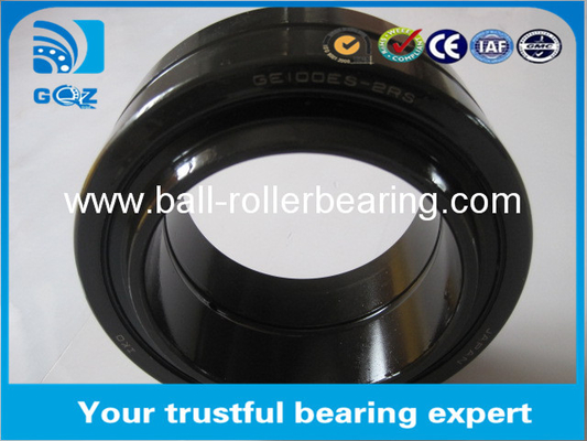 หลุมลูบริเคชั่น GE17ES-2RS กลมเรียบแรงผลักดันกับช่องวงกลม 17x30x14mm
