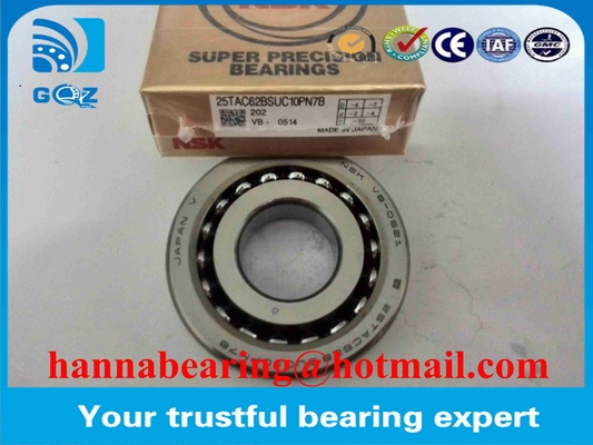 หมุนสนับสนุนสกรู 25TAC62BDUC10PN7B หมุนลูกกลมกระตุ้นการติดต่อมุม 25x62x30mm