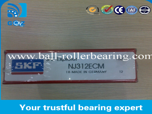 หมุนม้วนกลมความแม่นยําสูง NJ 312 ECM 60 X 130 X 31 MM