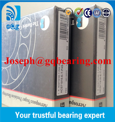 Ceramic Ball HCS71916-E-T-P4S-UL Angular Contact Ball Bearing 80x110x16 มิลลิเมตร กระบอกกระบอกกระบอกกระบอกกระบอก