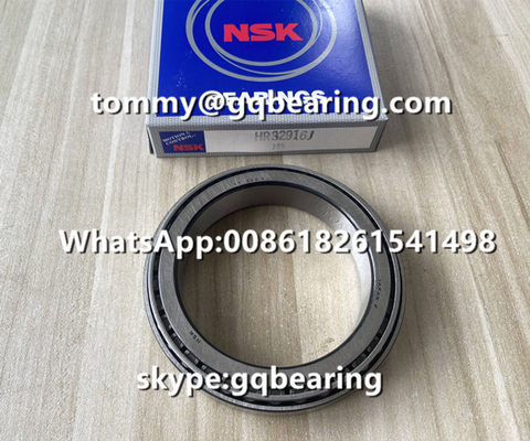 GCR15 วัสดุเหล็ก NSK HR32916J หมุนม้วนกระบอก HR 32916 J หมุนหมุน