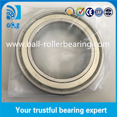 โลหะป้องกัน C3 ความสะอาด Deep Groove Ball Bearing NSK 6015ZZ C3