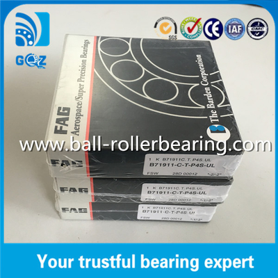 P4S Super Precision Angular Contact Ball Bearing B71911-C-T-P4S-UL สายพานลูกกลมที่ติดต่อกัน