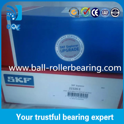 แบบ E Cage กลมอุตสาหกรรม รอลเลอร์เบียริงภาระหนักเสริม SKF 22320 E