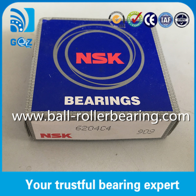 C4 ความสะดวกสบาย แบบเปิด โรงรถยนต์ลูกกลอง / ลูกกลองความแม่นยําสูง NSK 6204C4