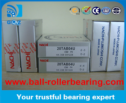 Nachi 20TAB04 โครงการสัมผัสมุม โครงการสกรูลูกกลม 20TAB04, 20*47*15mm ความละเอียด P4
