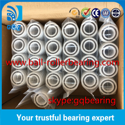 F6005 POM พลาสติก Flange กล่องลึก โครเมมิก ลูกหมุน 25 * 47 * 12 มม