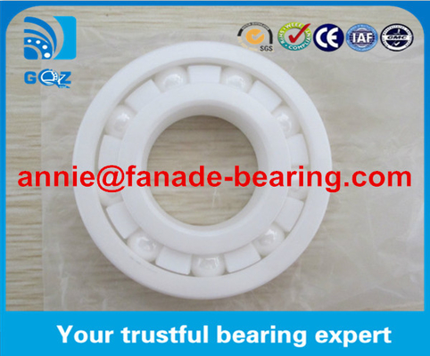 สเตย์เซรามิก 6207 เต็มเซรามิก หมุนลูกหนังเซรามิก 6207HC5 6207-2RS หมุนลูกหนังไฮบริด mm Chrome Steel Races