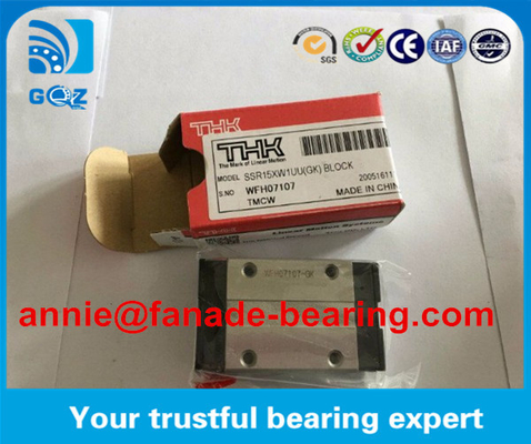 THK SSR ซีรี่ย์เส้นทางรถไฟฟ้าและบล็อกสําหรับเครื่อง CNC SSR15XW1UU เส้นทางนําเส้นทางบล็อก THK SSR15XW1GG