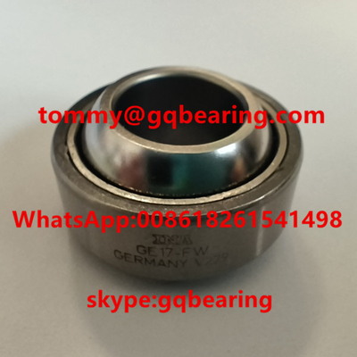 INA GE17-FW SKF GEH17C หัวหักแบบกลมระยะรัศมีที่มีวัสดุประกอบ PTFE