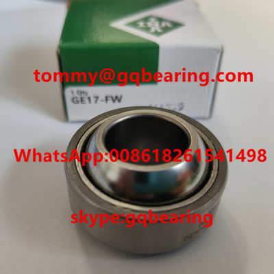 INA GE17-FW SKF GEH17C หัวหักแบบกลมระยะรัศมีที่มีวัสดุประกอบ PTFE