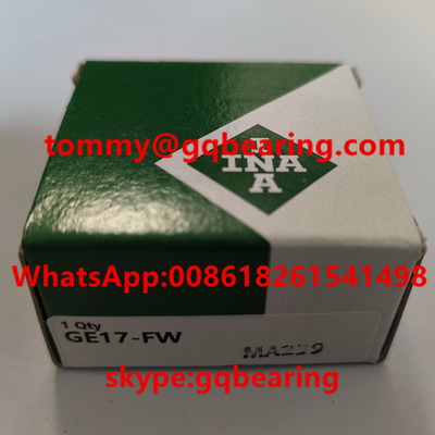 INA GE17-FW SKF GEH17C หัวหักแบบกลมระยะรัศมีที่มีวัสดุประกอบ PTFE