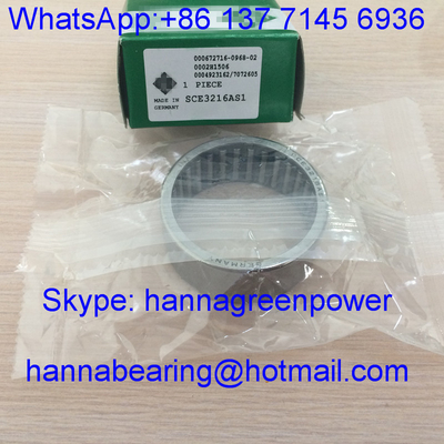SCE3216AS1 / SCE3216 นิ้วถักถ้วยเข็มม้วนห่อด้วยปลายเปิด, 50.8 * 60.325 * 25.4 มม