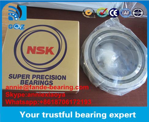 ความละเอียดความเร็วสูง NSK หมุนหมุนมอเตอร์ 45BNR10S หมุนลูกกลมการติดต่อมุม 45 * 75 * 16 มม
