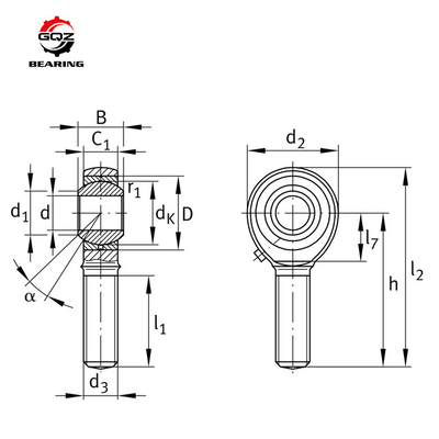 ขายปลายไม้ยอดขาย 50 มม SIA50ES-2RS Joint Super Precision Bearings SI เพิ่มไปยังกระเป๋าสตางค์ของฉัน
