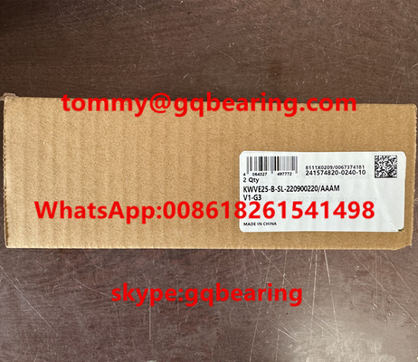 KWVE25-B-S-V1-G3 หมุนลูกบอลเบียริง Bracket เส้นทางการนํารถ 23 * 48 * 83mm เครื่อง