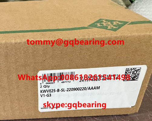 KWVE25-B-S-V1-G3 หมุนลูกบอลเบียริง Bracket เส้นทางการนํารถ 23 * 48 * 83mm เครื่อง
