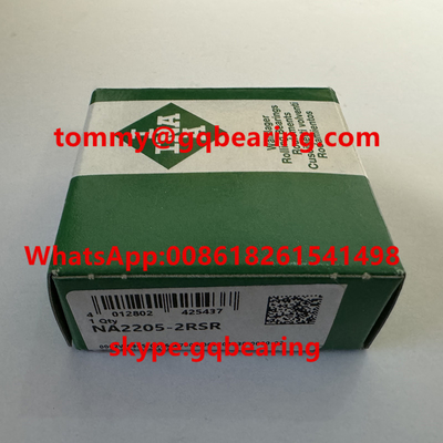 วัสดุเหล็กโครม INA NA2205-2RSR โยกชนิด สายพานม้วน 25x52x18mm