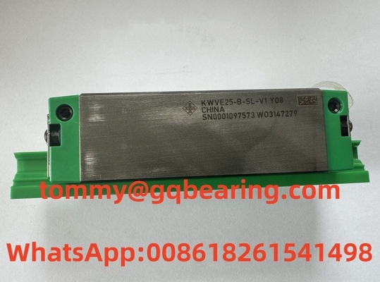 G1 ความละเอียด INA KWVE25-B-SL โบล็อกเส้นตรง KWVE25-B-SL-220900220/AAAM V1-G3 หัวสไลด์เส้นยาวชนิดแคบ