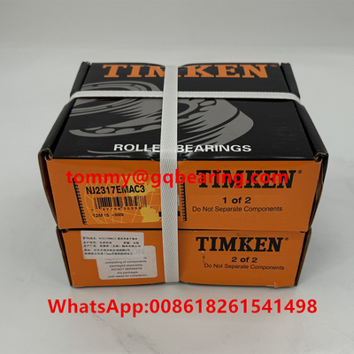 TIMKEN ทองแดงกรงลําเลียงลําเลียงลําเลียงลําเลียงลําเลียงลําเลียงลําเลียง NJ2317EMAC3