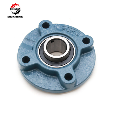 ตลับลูกปืน Pillow Block UCFC206 ตลับลูกปืน UCFC 206 พร้อมบอสทรงกลมสำหรับเครื่องจักรกลการเกษตร