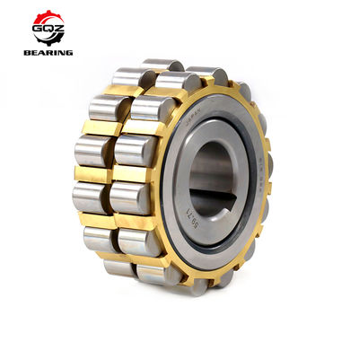 GQZ SL045010 ตลับลูกปืนเม็ดกลมทรงกระบอกแบบสองแถวเต็มส่วนประกอบ 50×80×40 มม. ตลับลูกปืนกำหนดตำแหน่ง รับแรงตามแนวแกนได้สองทิศทาง