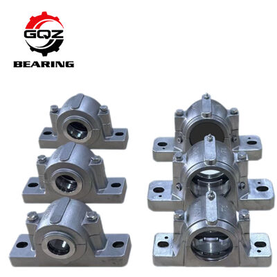 GQZ UCP211 Two-Bolt Pillow Block Bearing Unit 55mm Shaft Cast Iron Housing Equipped With UC211 Insert Bearing