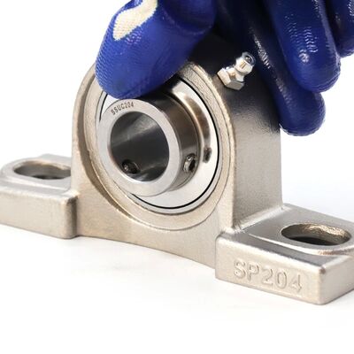 Buy Corrosion Resistant  GQZ SUCP312  Stainless steel  304 Mounted Bearing Unit For Conveyor Packaging Processing Equipment