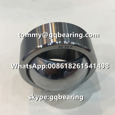 การบํารุงรักษาฟรี GE30C 440C เหล็กไร้ขัด Radial ลูกกลม Plain หมุน 30 * 47 * 22mm