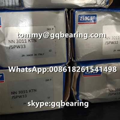 Gcr15 วัสดุเหล็ก SKF NN3011KTN/SPW33 หมุนม้วนกลมระดับระดับความละเอียดสูง