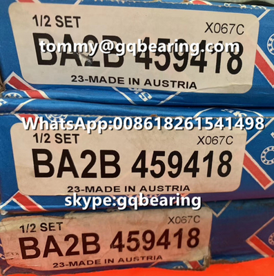 Gcr15 สแตนเลส วัสดุ SKF BA2B 459418 ทองแดง วัสดุกรง ความละเอียดมุมสัมผัสลูกกลอง