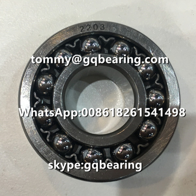 วัสดุเหล็กโครม 2203 กรงเหล็ก แถวสองแถว โบลเลเยอริ้งตัวเอง 17x40x16mm