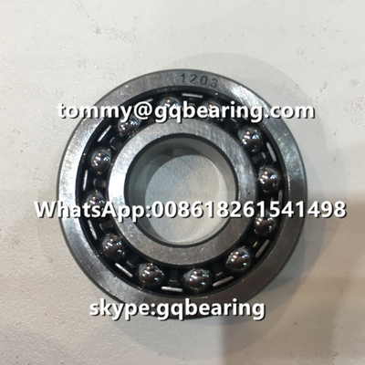 วัสดุเหล็กโครม 1203 ถังเหล็ก คอกสองแถว หมุนลูกบอลที่ปรับตัวเอง 17x40x12mm