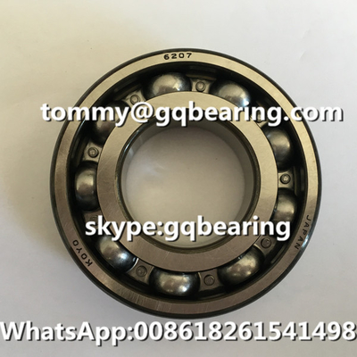 วัสดุเหล็ก Gcr15 ญี่ปุ่น KOYO 6207 6207CM แถวเดียว