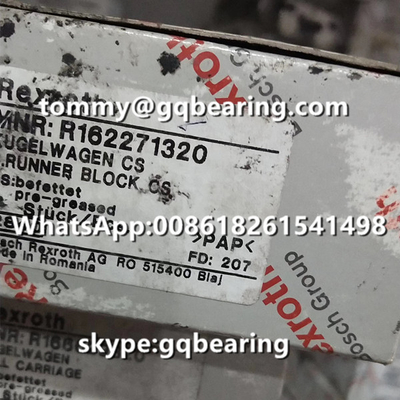 Rexroth R165332320 สแตนเลส วัสดุ Flange ประเภทความยาวมาตรฐาน ความสูงมาตรฐาน โบล็อกเส้นตรง