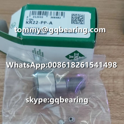 Gcr15 วัสดุเหล็ก INA KR22-PP แบบสตูด สะพานม้วนเส้นทาง KR22-PP-A สะพานติดตามแคม