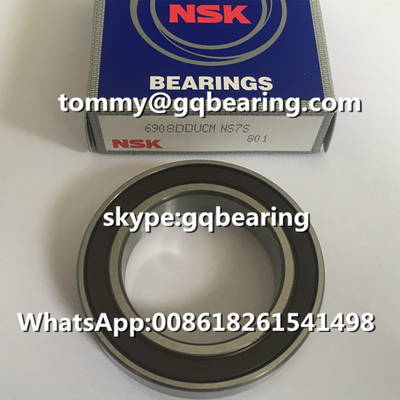 P0 ยางแม่นยําปิด NSK 6908DDU 6908DDUCM กล่องกล่องลึก 40x62x12mm