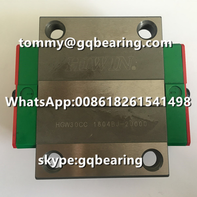 ความแม่นยําสูงภาระหนักชนิด Hiwin HGW30CC HGW30CCZAC สายสไลด์หลอด