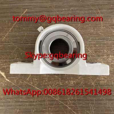 38.1 มิลลิเมตร Bore UCP208-24 POM วัสดุพลาสติก หน่วยบ้าน UCP208-24 เหล็กไร้สแตนเลส หมอนบล็อกลูกหลอด